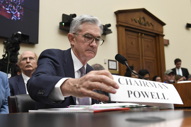 Federal Reserve Chairman Jerome Powell sits down to testify before the House Financial Services Committee on Capitol Hill in Washington, Wednesday, July 10, 2019. [Photo: IC/AP/Susan Walsh]