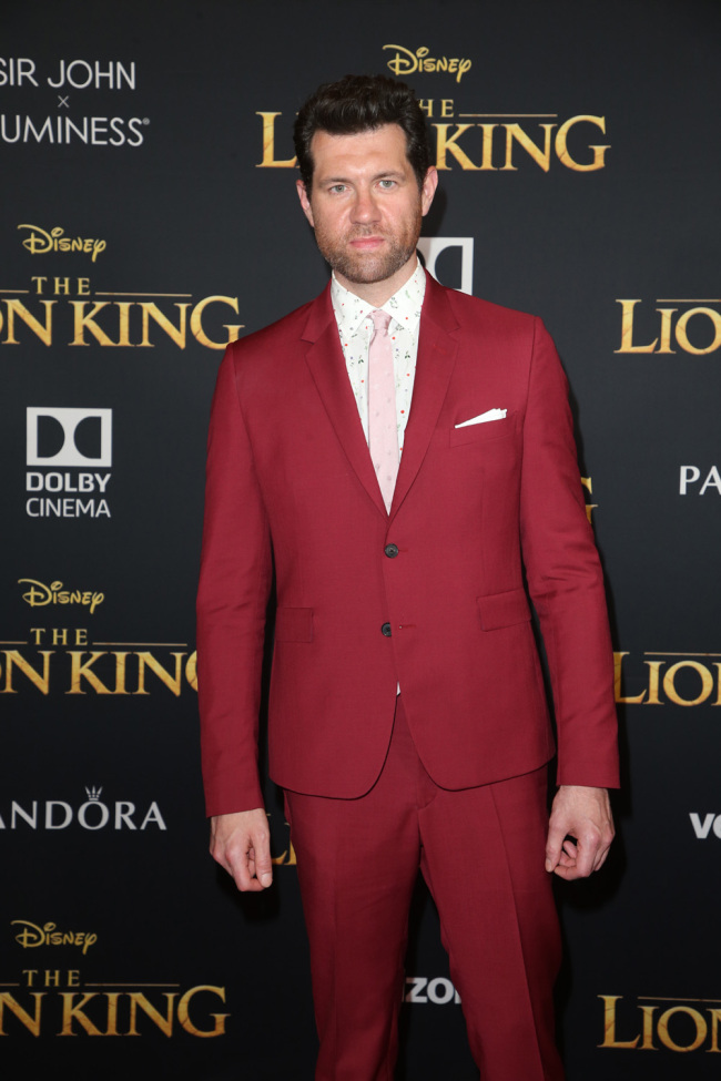 Billy Eichner arrives at 'The Lion King' film premiere at Dolby Theatre in Los Angeles CA on July 9, 2019. [Photo:IC]