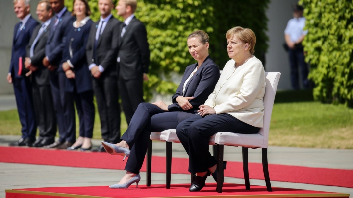 Germany's Merkel Sits For Anthems After Shaking Episodes - China Plus