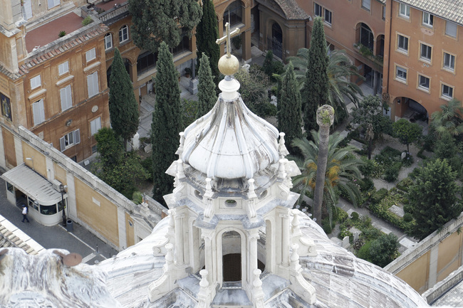 File Photo: This Wednesday, The view of the Teutonic Cemetery inside the Vatican on July 10, 2019. [Photo: AP/Gregorio Borgia]