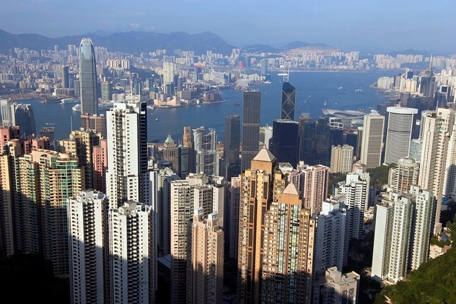 An aerial view of Hong Kong [File photo: IC]