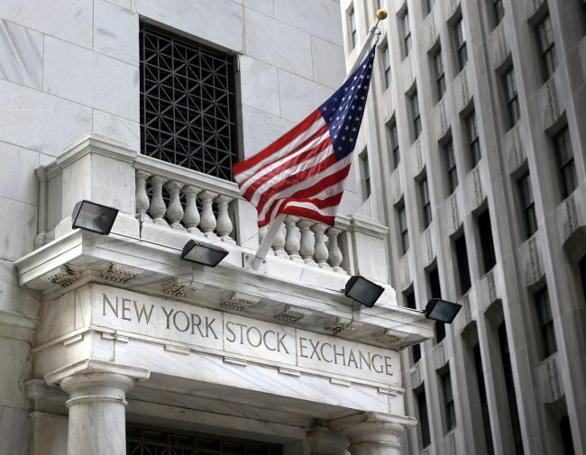 The New York Stock Exchange. [File Photo: IC]