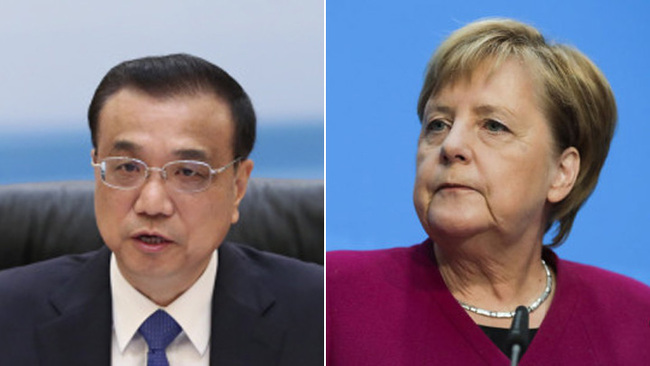 Chinese Premier Li Keqiang and German Chancellor Angela Merkel [Photo: China Plus]