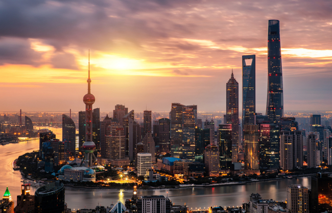 A night view of Shanghai. [File Photo: VCG]