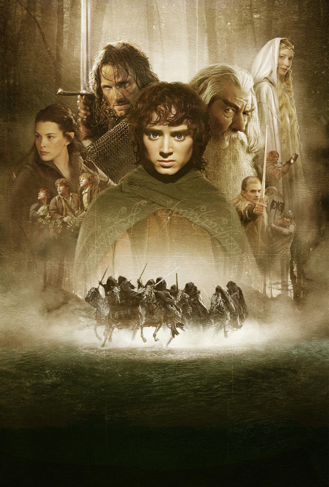 The poster art work for 'The Lord of the Rings: The Fellowship of the Ring.'[Photo: zuma via IC]