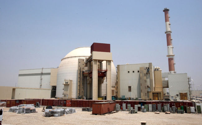 A view of an Iranian nuclear power plant in Bushehr, southern Iran, August 21, 2010. [File Photo: IC]