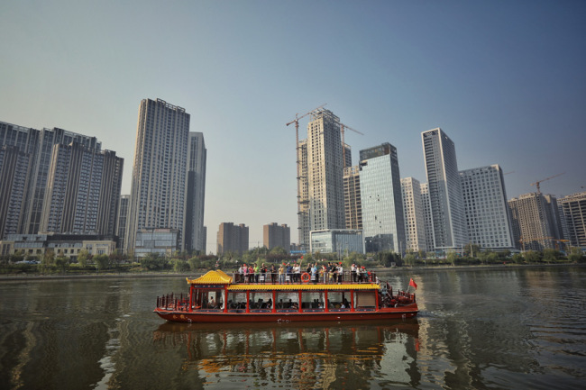 The northern stretch of the Beijing-Hangzhou Grand Canal opens to navigation on October 3, 2019. [Photo: IC]