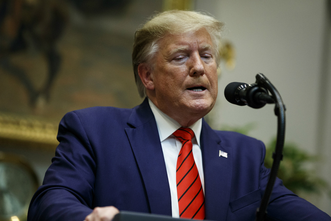 President Donald Trump speaks during an event on "transparency in Federal guidance and enforcement" in the Roosevelt Room of the White House, Wednesday, Oct. 9, 2019, in Washington. [Photo: AP/Evan Vucci]