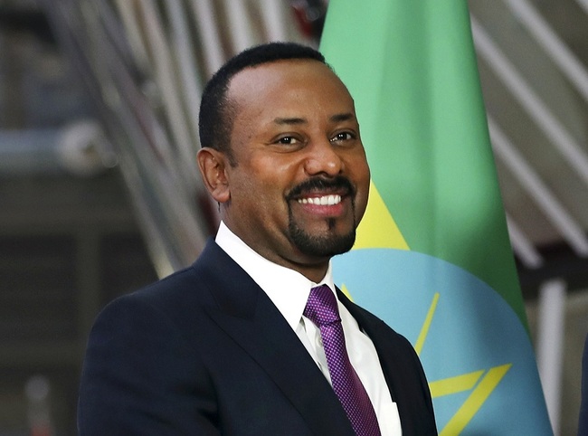 Ethiopian Prime Minister Abiy Ahmed at the European Council headquarters in Brussels, January 24, 2019. [File Photo: IC/AP]