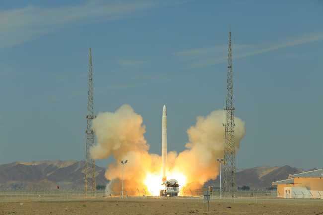 China's carrier rocket Smart Dragon-1 (SD-1) lifts three satellites into planned orbit at Jiuquan Satellite Launch Center in Gansu province on 17 August, 2019. [File photo: IC]