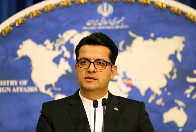 Iran's Foreign Ministry spokesman Abbas Mousavi. [File Photo: VCG]