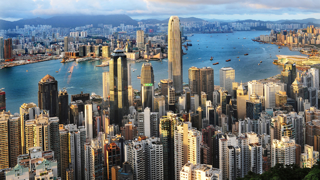 An aerial view of Hong Kong. [File Photo: VCG]