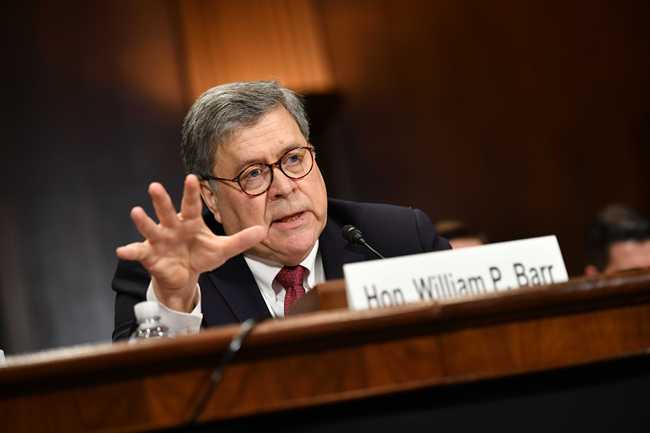 File Photo: US Attorney General William Barr testifies before the Senate Judiciary Committee on "The Justice Department's Investigation of Russian Interference with the 2016 Presidential Election" on Capitol Hill in Washington, DC, on May 1,2019. [File Photo: AFP/MANDEL NGAN]