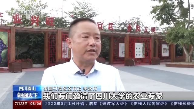 Vedoucí vesnice Guoyuan Li Yongwei (Li Jung-wej) řekl, že vesnice zvláště pozvala zemědělské odborníky ze Sichuanské (S'-čchuan) univerzity, aby vypracovali podle situace vesnice plán na vědecko-technologický rozvoj průmyslového odvětví s hrozny. Vesničané v to neměli na začátku důvěru, proto vesnice navrhla, aby členové KS Číny nejdříve provedli sadbu na malé ploše, pak vedli vesničany, zejména chudobné rodiny, k rozsáhlým operacím poté, co dosáhli úspěchu. Navíc učili vesničany přímo na poli a ve vinici.