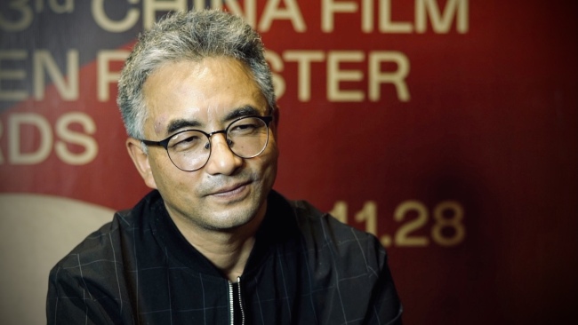 Tibetský filmař a autor Pema Tseden mluví s CGTN. / CGTN