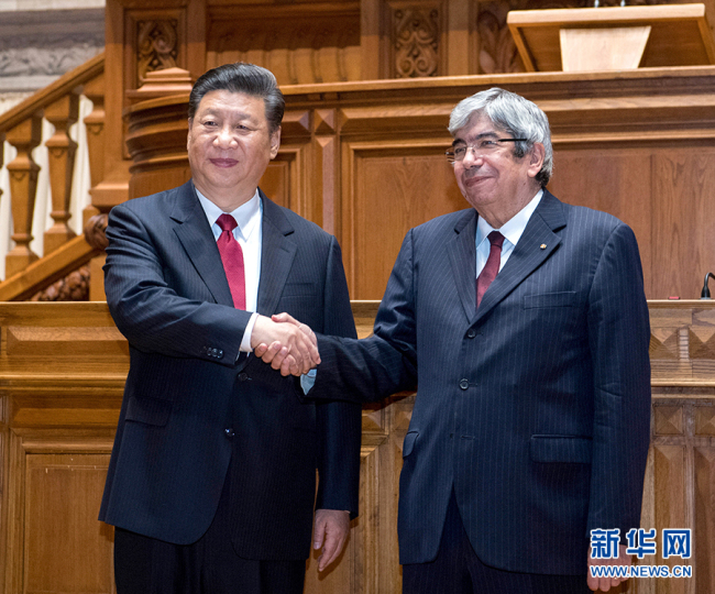 Xi Jinping se reúne con el presidente del Parlamento portugués, prometiendo cooperación legislativa