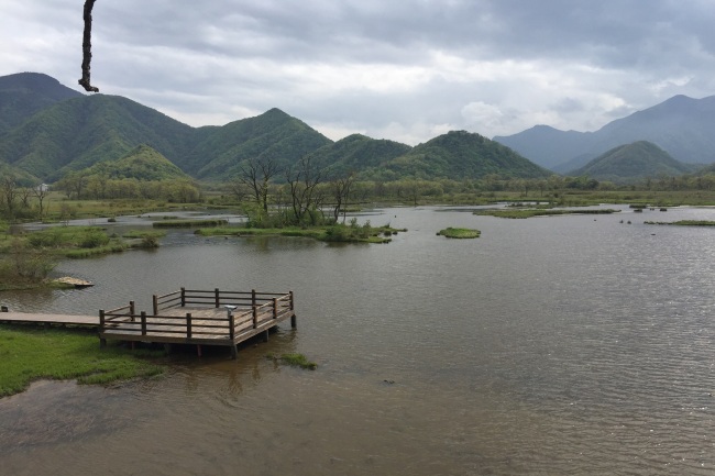 El parque nacional del humedal del Lago Dajiu
