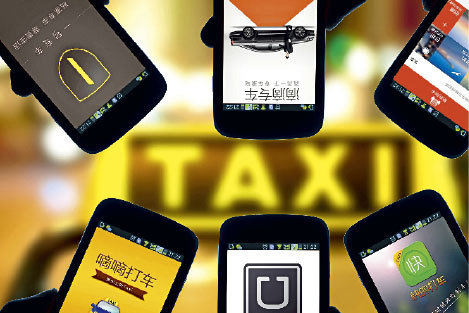 Aplicaciones en línea para tomar taxi. CFP