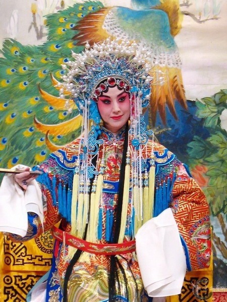 Máscara Facial Peking Opera Pintada Al Estilo Chino