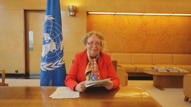 Tatiana Valovaya, directora general de la Oficina de las Naciones Unidas en Ginebra. /CMG