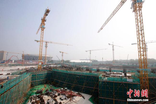 Beijing : les stades pour des JO d'hiver en construction