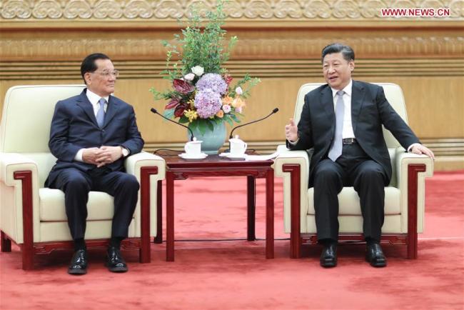 Xi Jinping rencontre une délégation taïwanaise conduite par Lien Chan