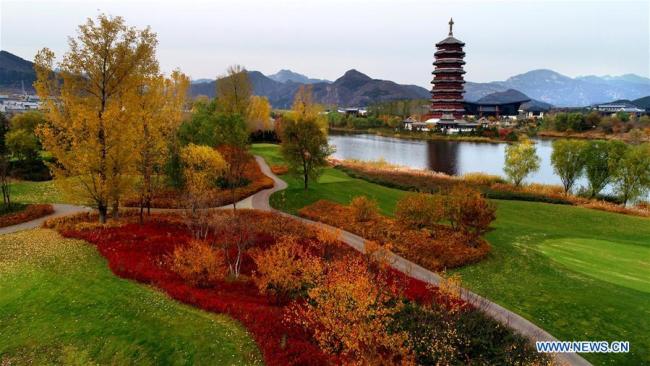 Chine: Beaux paysages du lac Yanqi à Beijing