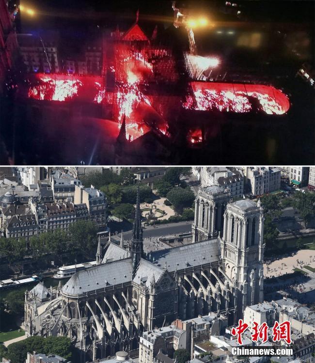 Galerie : la cathédrale de Notre-Dame de Paris avant et après l’incendie
