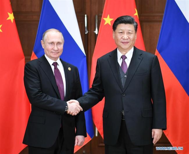 (FCR) Entretien entre les présidents chinois et russe