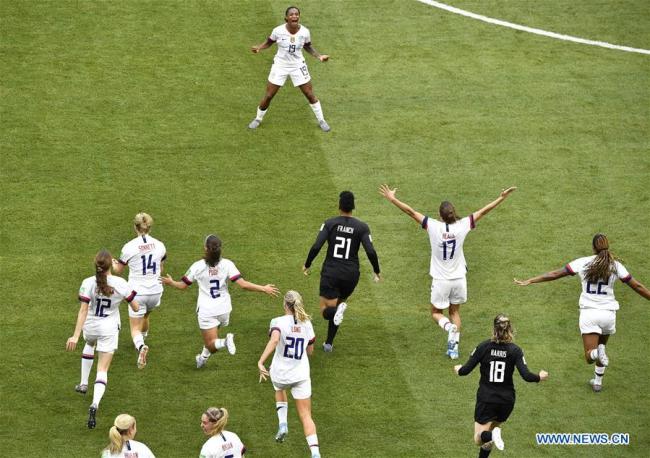 Les Etats-Unis remportent la Coupe du monde féminine de football 2019