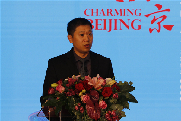 Wang Zheng, conseiller culturel de l'Ambassade de Chine en Hongrie, lors de son discours à la cérémonie