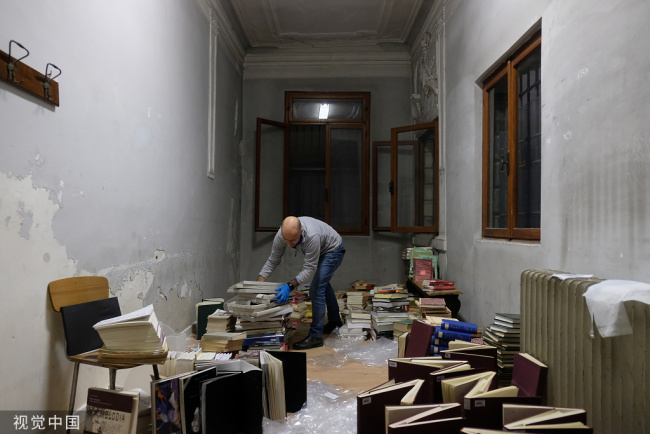 Des vestiges culturels du Conservatoire de Venise menacés par les inondations