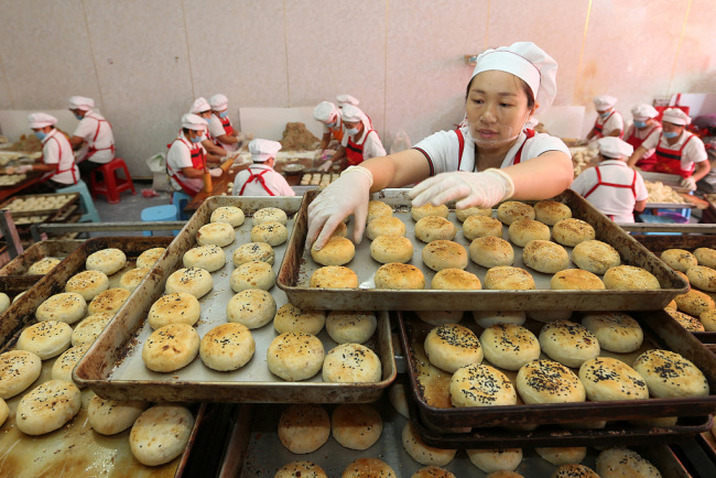 Anhui : les gâteaux de lune ont le vent en poupe