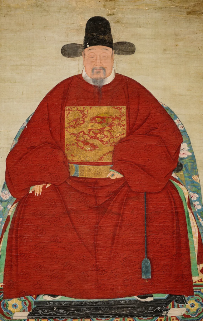 «Πορτρέτο ενός αξιωματούχου» της Δυναστείας Μινγκ, από τη συλλογή του Changsha Grand View Culture. 