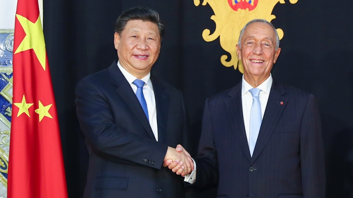 Presidentes da China e de Portugal se comprometeram a promover relacionamento bilateral