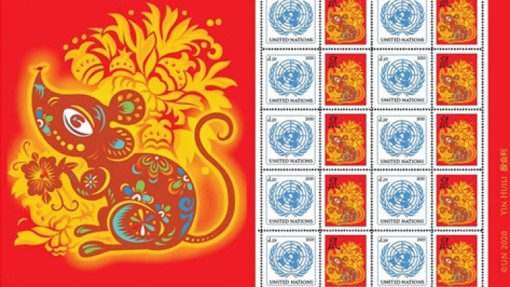 ONU lança selos comemorativos do Ano do Rato