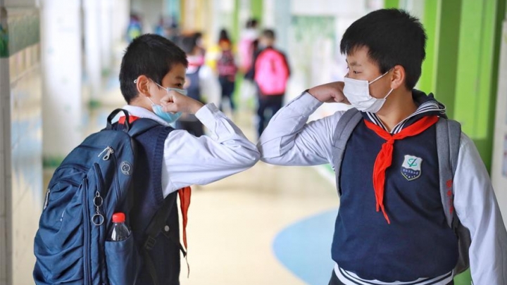 Escolas primárias de Guiyang retomam gradualmente as aulas