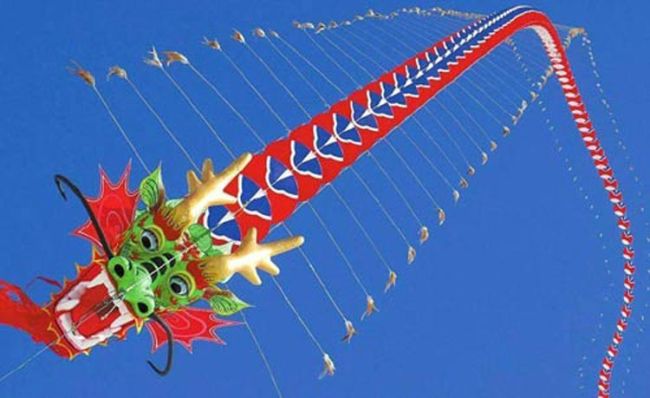 Воздушные змеи, сделанные на фабрике «Вэйцзи»
