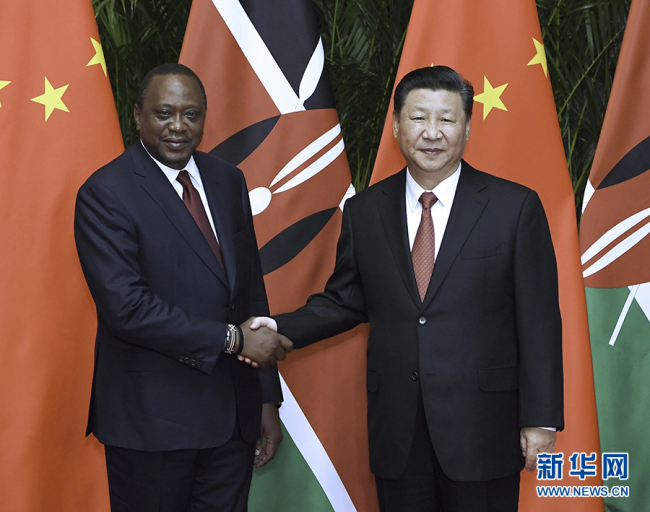 Си Цзиньпин встретился с президентом Кении Ухуру Кениятой