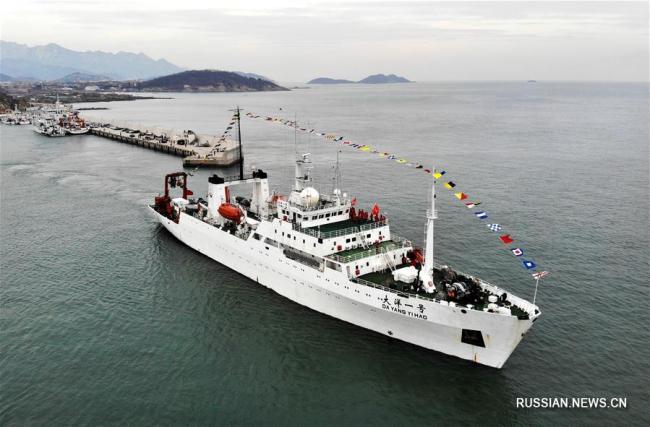 Китайское судно "Даян-1" отправилось в 52-ую океанологическую экспедицию
