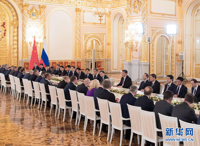 Си Цзиньпин и В. Путин объявили о новом уровне развития китайско-российских всесторонних отношений стратегического взаимодействия и партнерства в новую эпоху