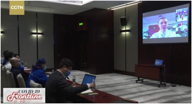 Китайские и зарубежные специалисты в области ТКМ в режиме видеоконференции обмениваются мнениями по вопросам борьбы с эпидемией