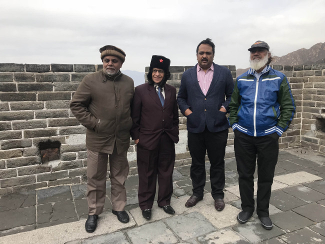پاکستانی میڈیا وفد کا دیوار چین کا سفر