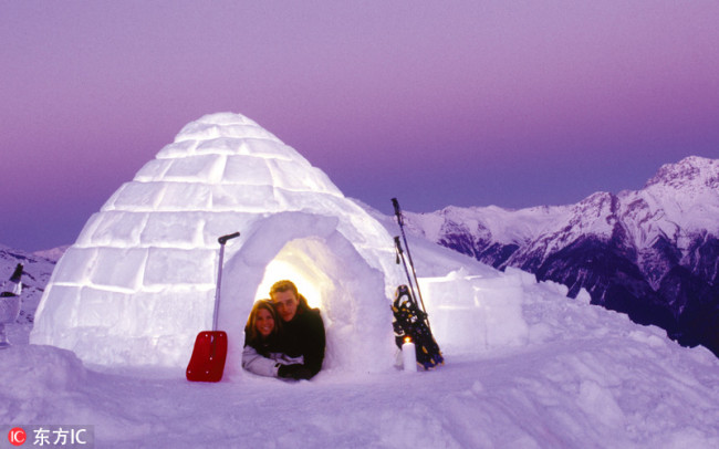 دنیا بھر میں برف سے تعمیر شدہ ہوٹلز