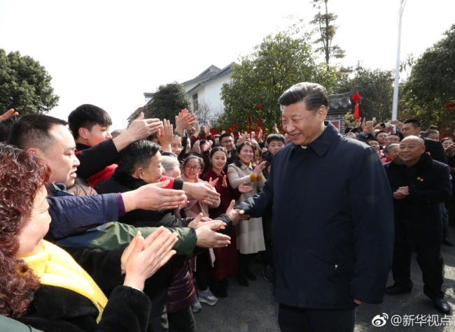 چینی صدر شی جن پھنگ کا گاؤں اور شہروں کی یکساں ترقی پر زور 