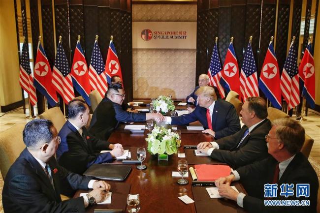 شمالی کوریا اور امریکہ کے درمیان پہلی سربراہی ملاقات کا سنگاپور میں انعقاد