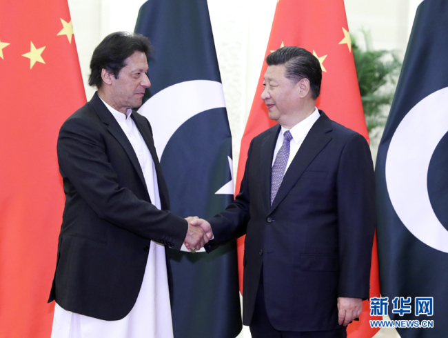 عمران خان  کی چینی صدر سے ملاقات، باہمی مفاد کیلئے شرکت داری  مضبوط بنانے پر اتفاق