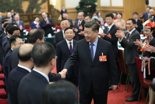 چینی صدر مملکت شی جن پھنگ اور عام شہریوں کے درمیان تبادلہ خیال 