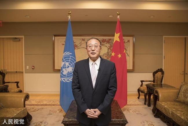 përfaqësuesi i përhershëm i Kinës në OKB, Zhang Jun