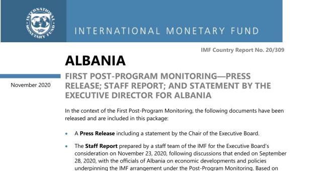 Raporti i FMN per Shqiperine